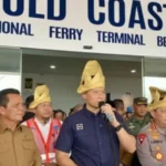 AHY Resmikan Terminal Ferry Internasional Gold Coast di Batam