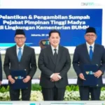 Erick Thohir Lantik Dua Pejabat Tinggi Kementerian BUMN