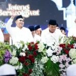 Ribuan Warga Doa Bersama saat 100 Hari Kepemimpinan Ahmad Luthfi-Taj Yasin