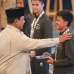 Prabowo Pesan Rizki Juniansyah Menabung Bonus Demi Masa Depan