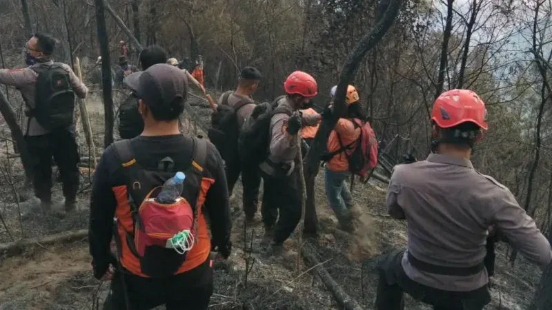 Karhutla Gunung Lawu dan Sumbing, Gubernur Ahmad Luthfi Terus Upayakan Pemadaman