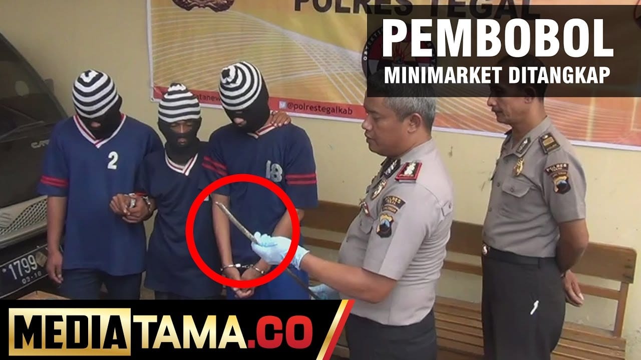VIDEO: Kawanan Pembobol Minimarket Dibekuk Tim Resmob Polres Tegal