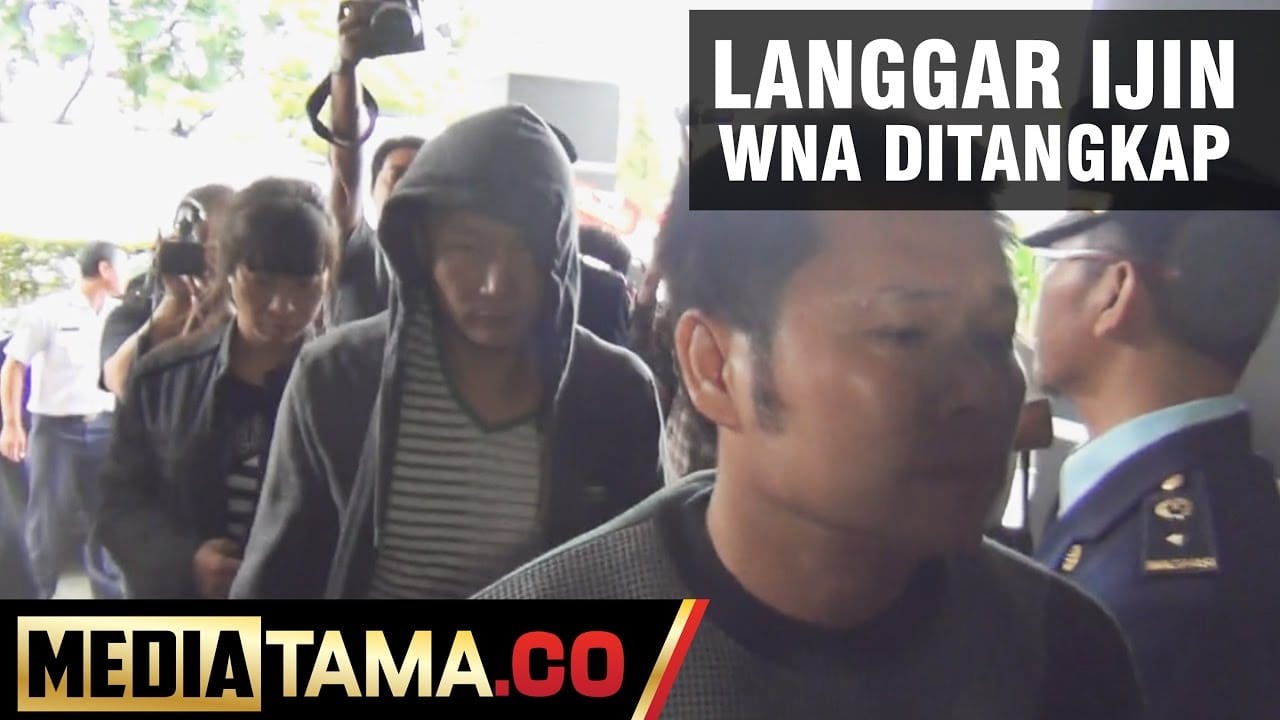 VIDEO: Langgar Izin Keiimigrasian, 3 WNA Asal Tiongkok Ditangkap