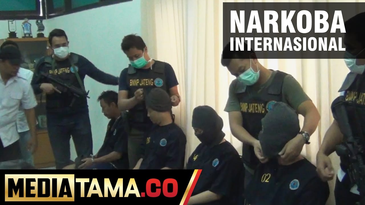 VIDEO: BNNP Jateng Bongkar Jaringan Narkoba Internasional