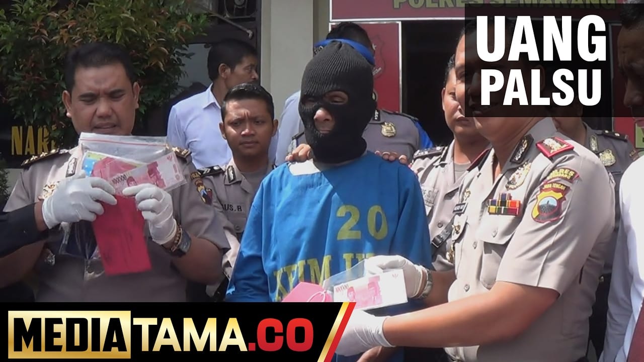 VIDEO: Polres Semarang Ringkus Pelaku Pengedar Uang Palsu