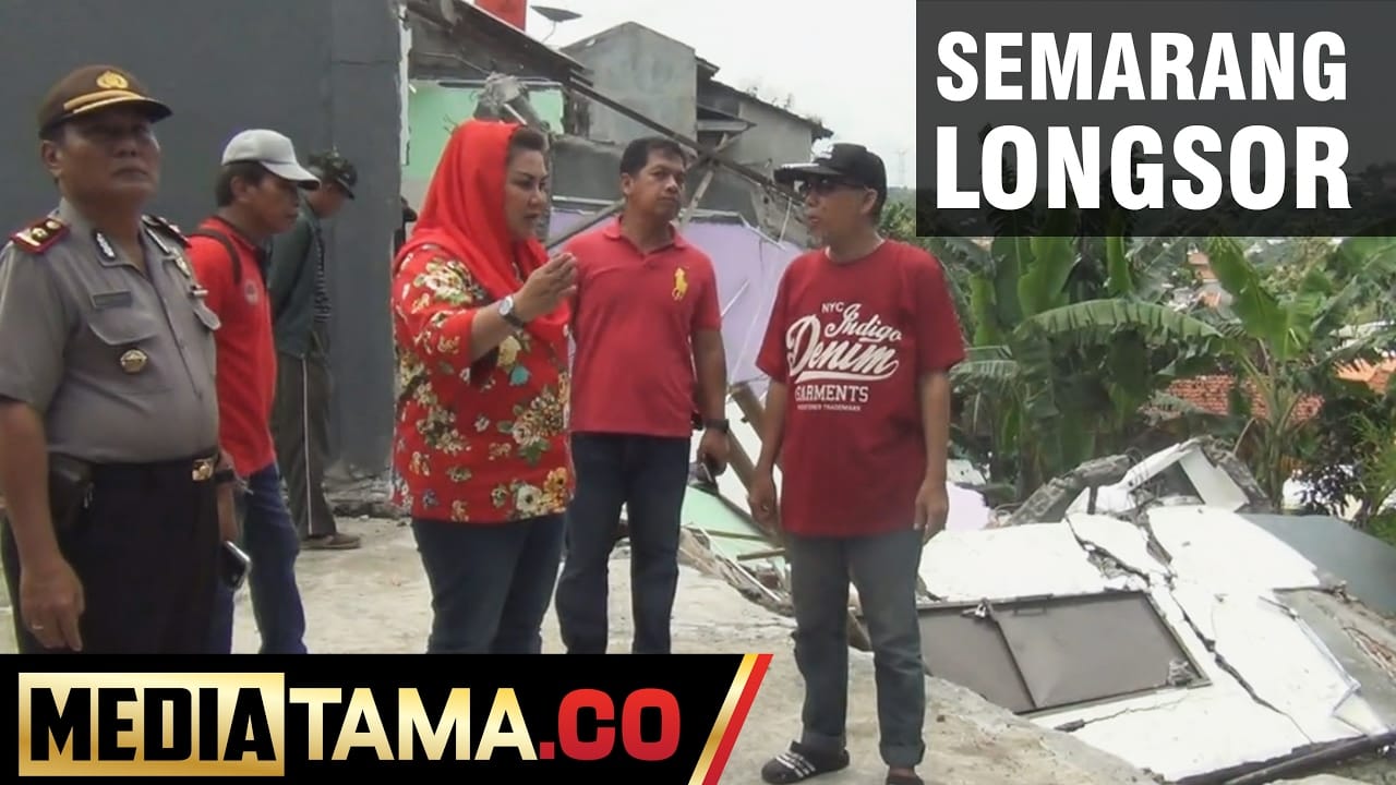 VIDEO: Wakil Walikota Semarang Tinjau Lokasi Longsor