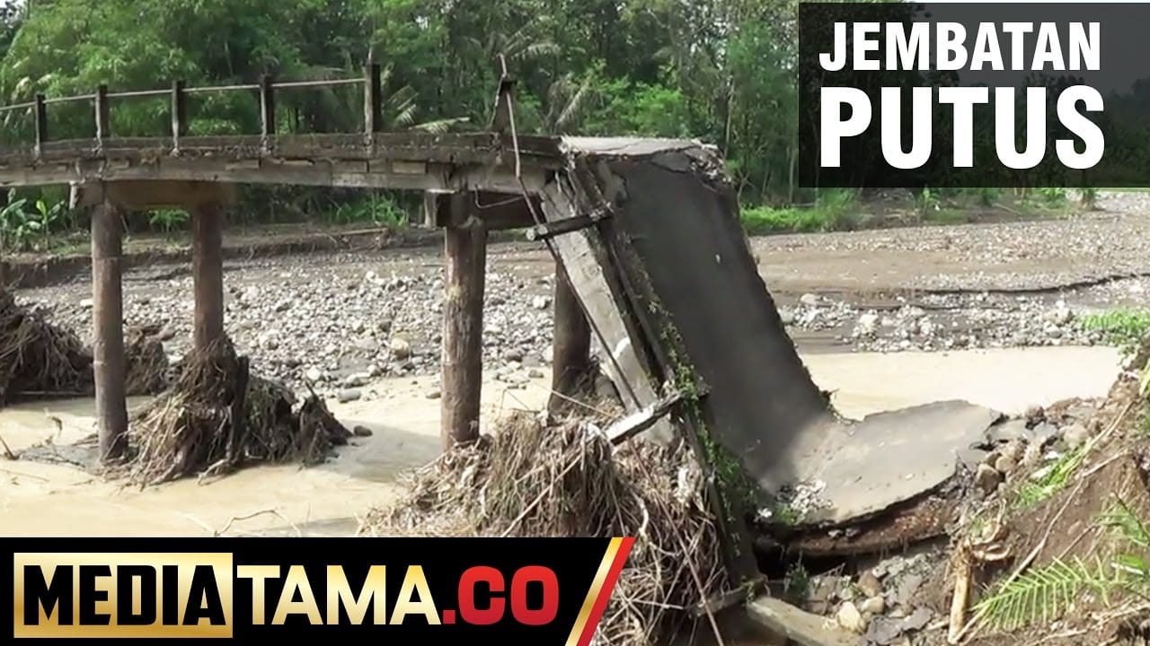 VIDEO: Jembatan Penghubung Antar Desa di Kabupaten Semarang Putus, Ratusan Warga Terisolir