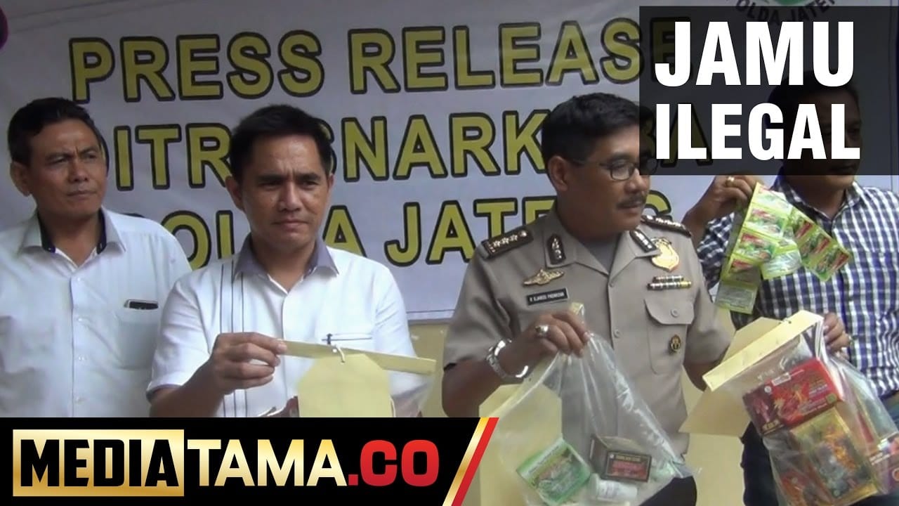 VIDEO: Polda Jateng Berhasil Ungkap Peredaran Jamu Ilegal