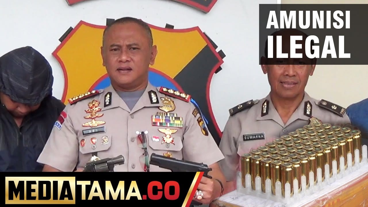 VIDEO: Polisi Amankan Pemilik Amunisi Ilegal di Semarang