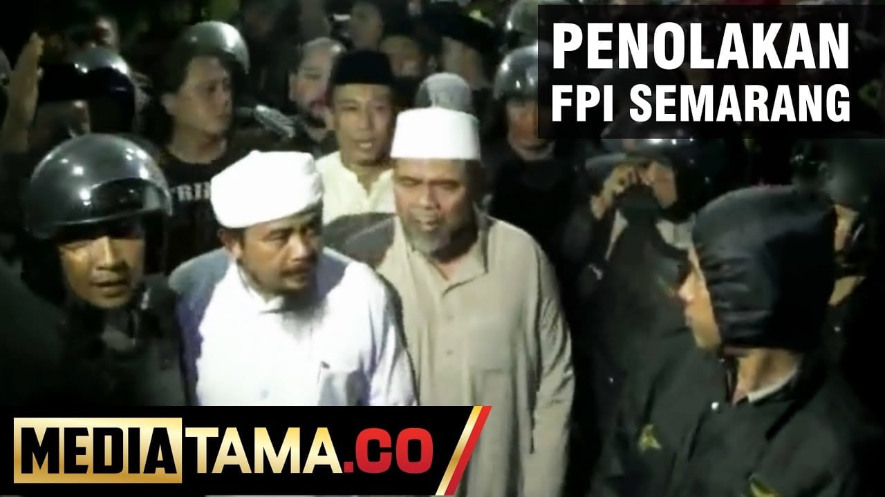 VIDEO: Pembentukan FPI Semarang Dibatalkan, Petinggi FPI Jateng Dievakuasi Dengan Barakuda
