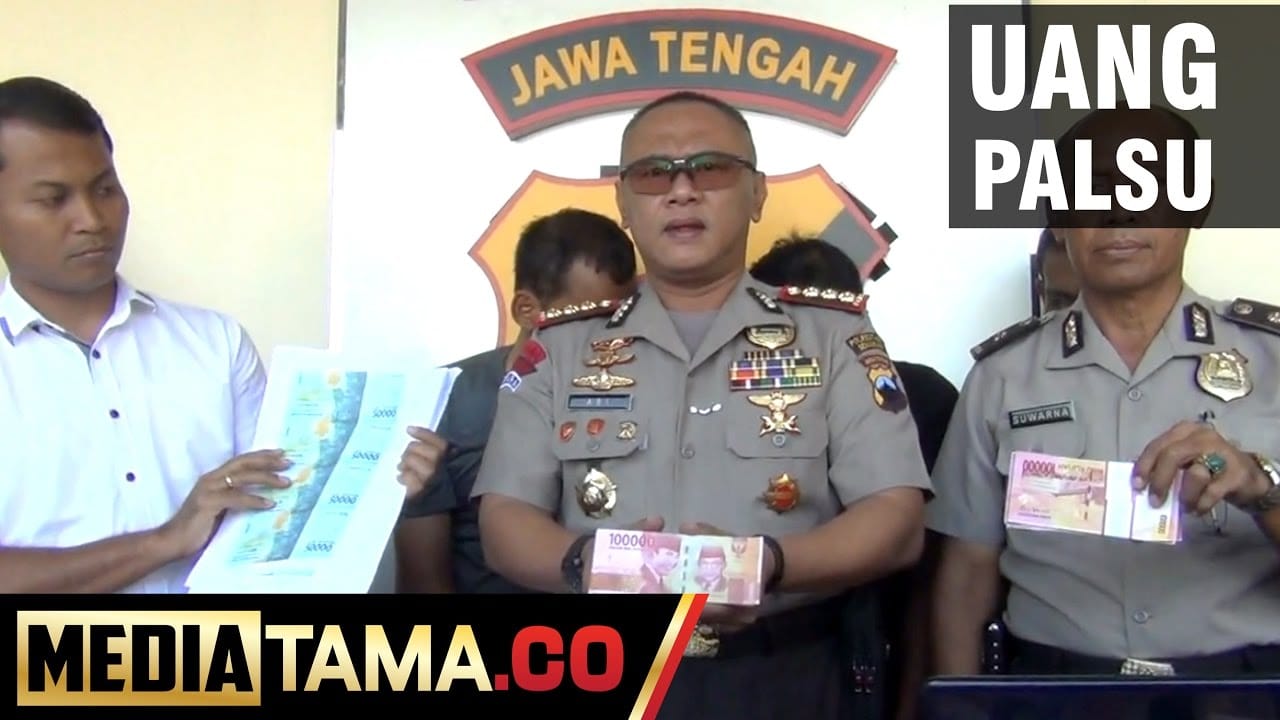 VIDEO: Polrestabes Semarang Ringkus Pembuat dan Pengedar Uang Palsu