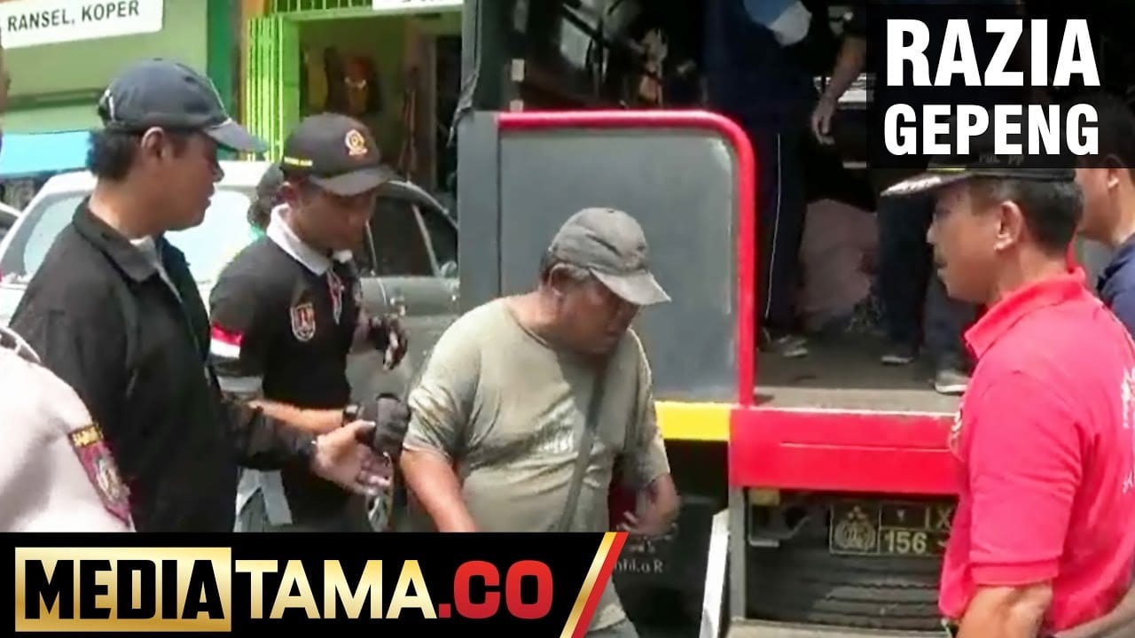 VIDEO: Puluhan Gepeng di Kauman Semarang Diamankan