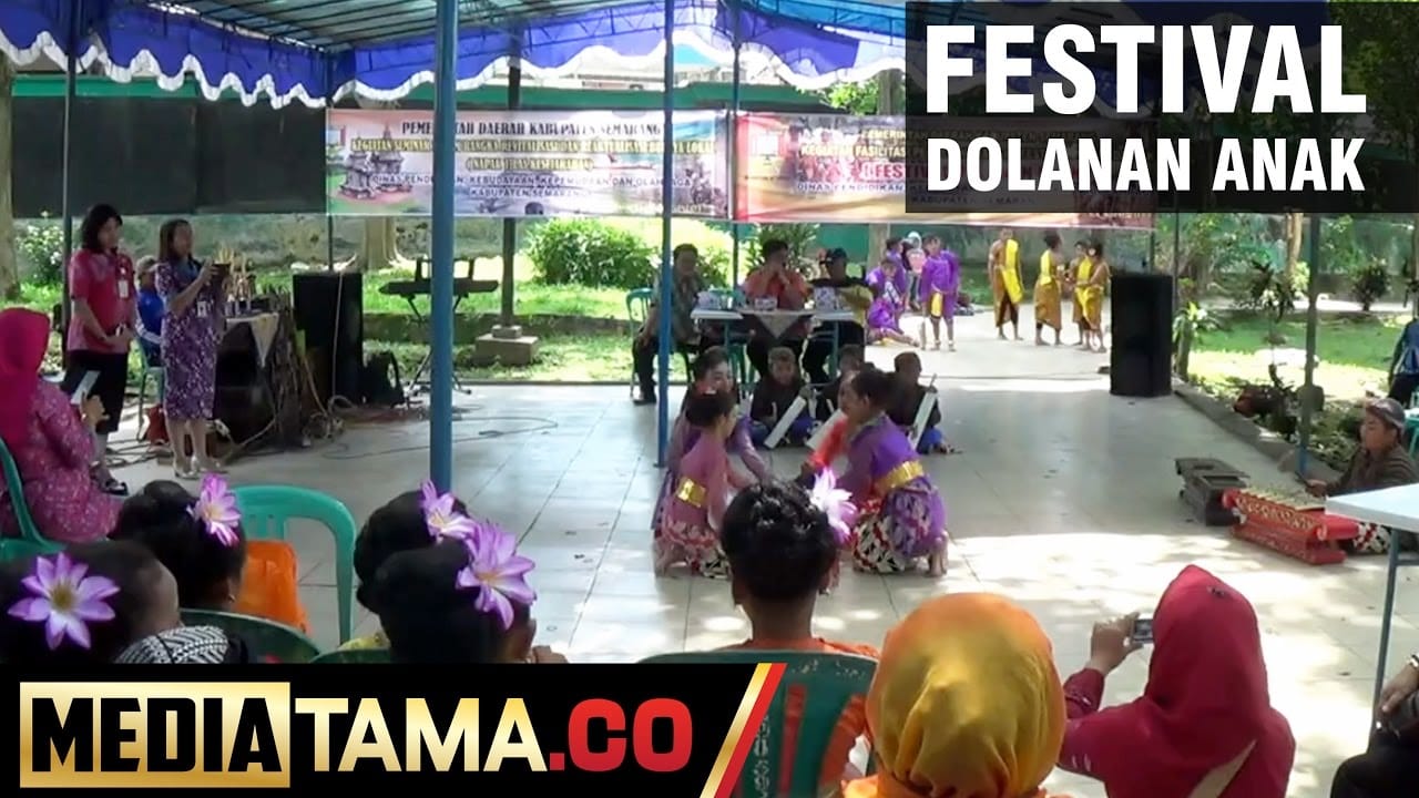 VIDEO: Ratusan Siswa SD di Kabupaten Semarang Ikuti Festival Dolanan Anak