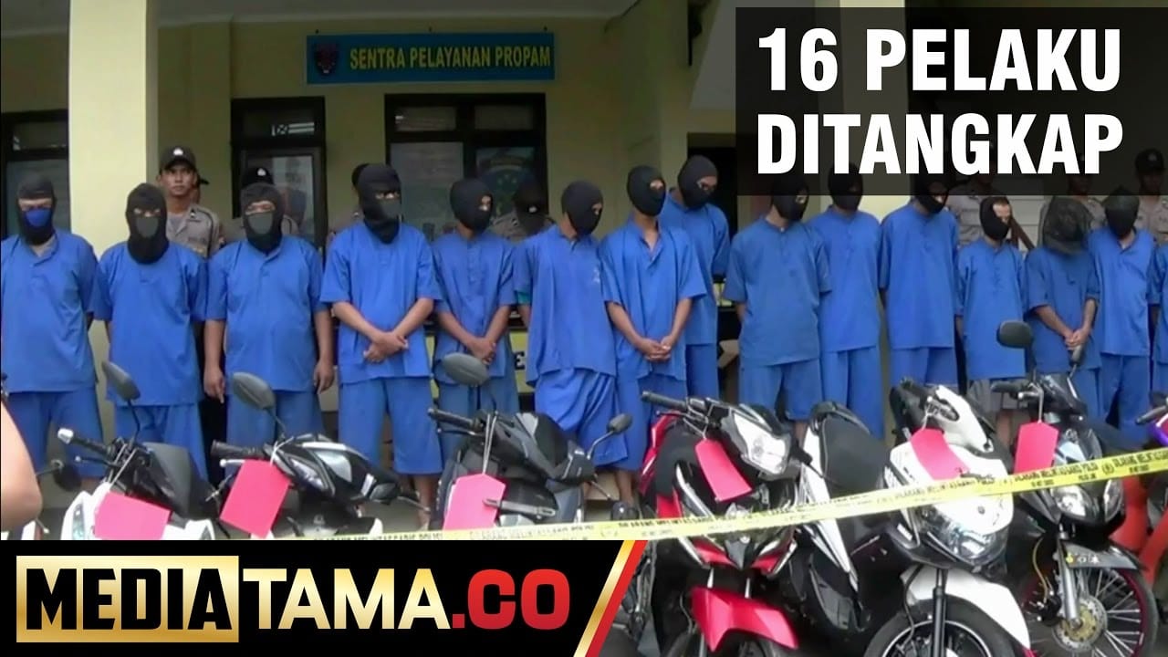 VIDEO: Cipta Kondisi Jelang Ramadhan, Polres Brebes Ringkus 16 Pelaku Kejahatan
