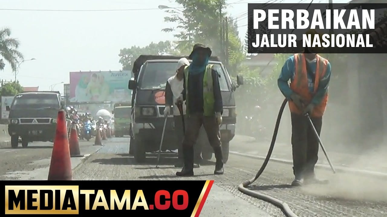 VIDEO: Jelang Arus Mudik, Jalur Selatan Jawa Mulai Diperbaiki
