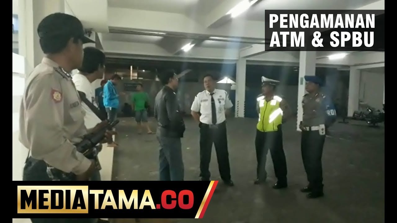 VIDEO: ATM dan SPBU di Semarang Dijaga Polisi Bersenjata