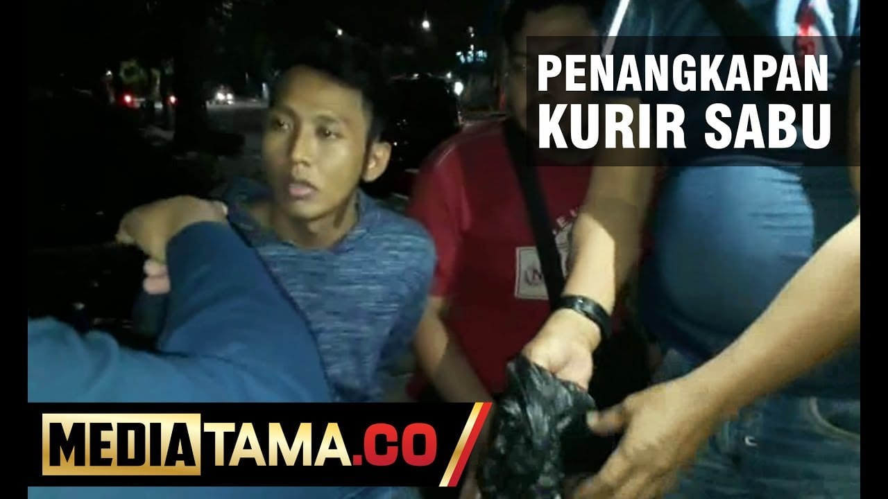 VIDEO: Detik-detik Penangkapan Kurir Sabu di Semarang