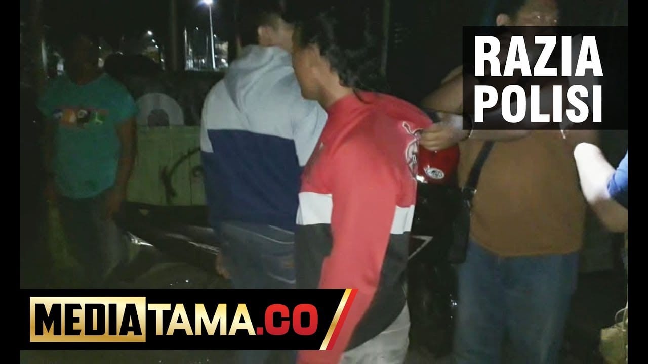 VIDEO: Razia Preman, Polisi Amankan Empat Pemuda di Semarang