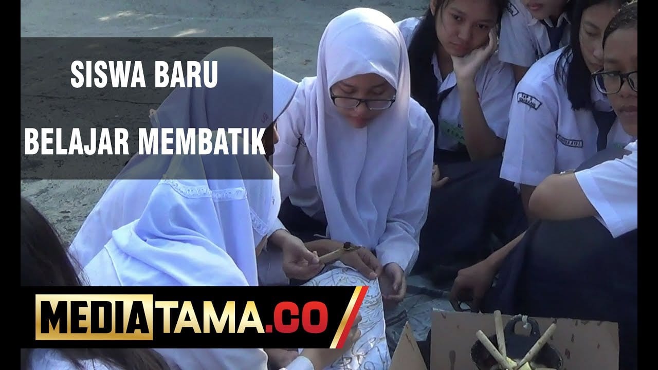 VIDEO: SMA 3 Semarang Akrabkan Murid Baru Dengan Membatik