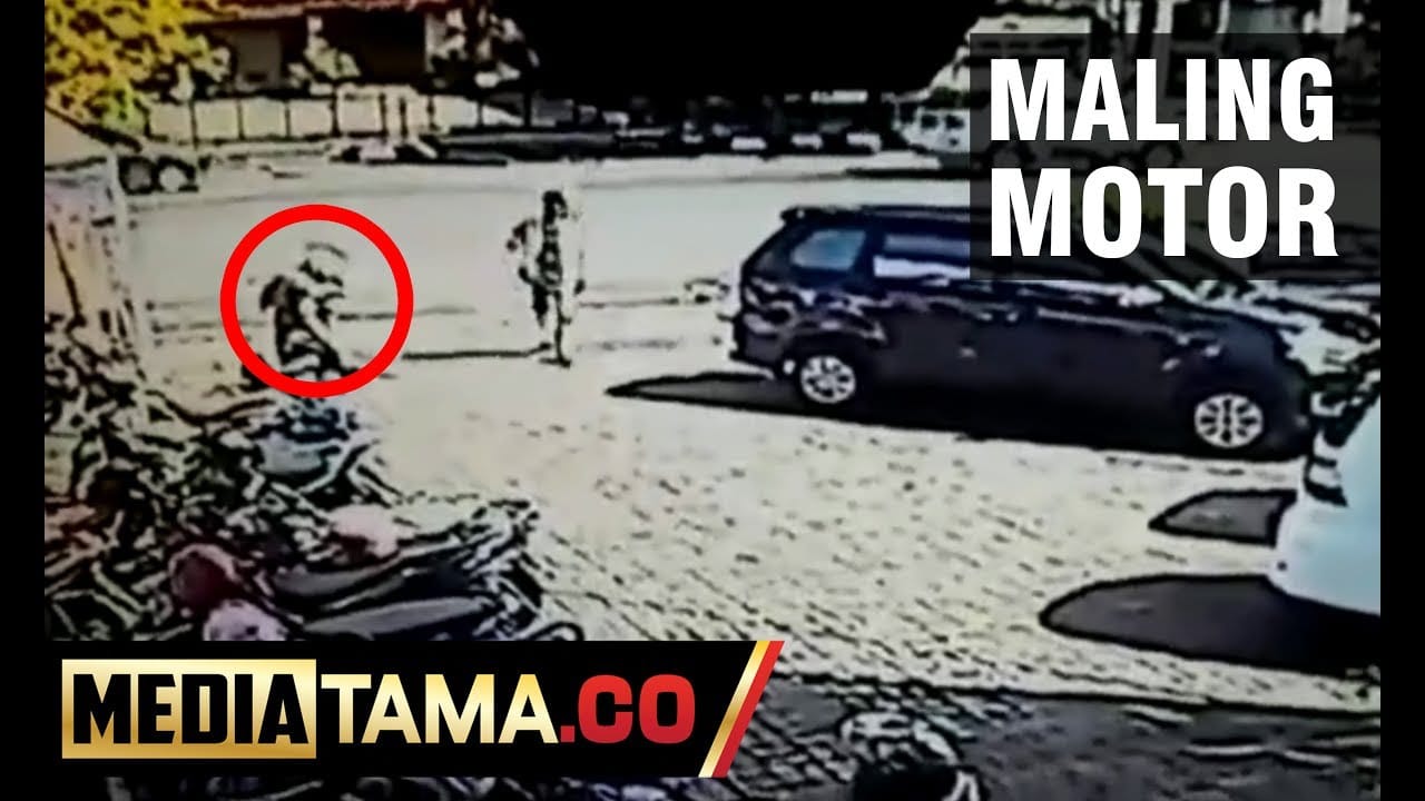 VIDEO: Terekam CCTV, Pencuri Motor di Semarang Diringkus Polisi
