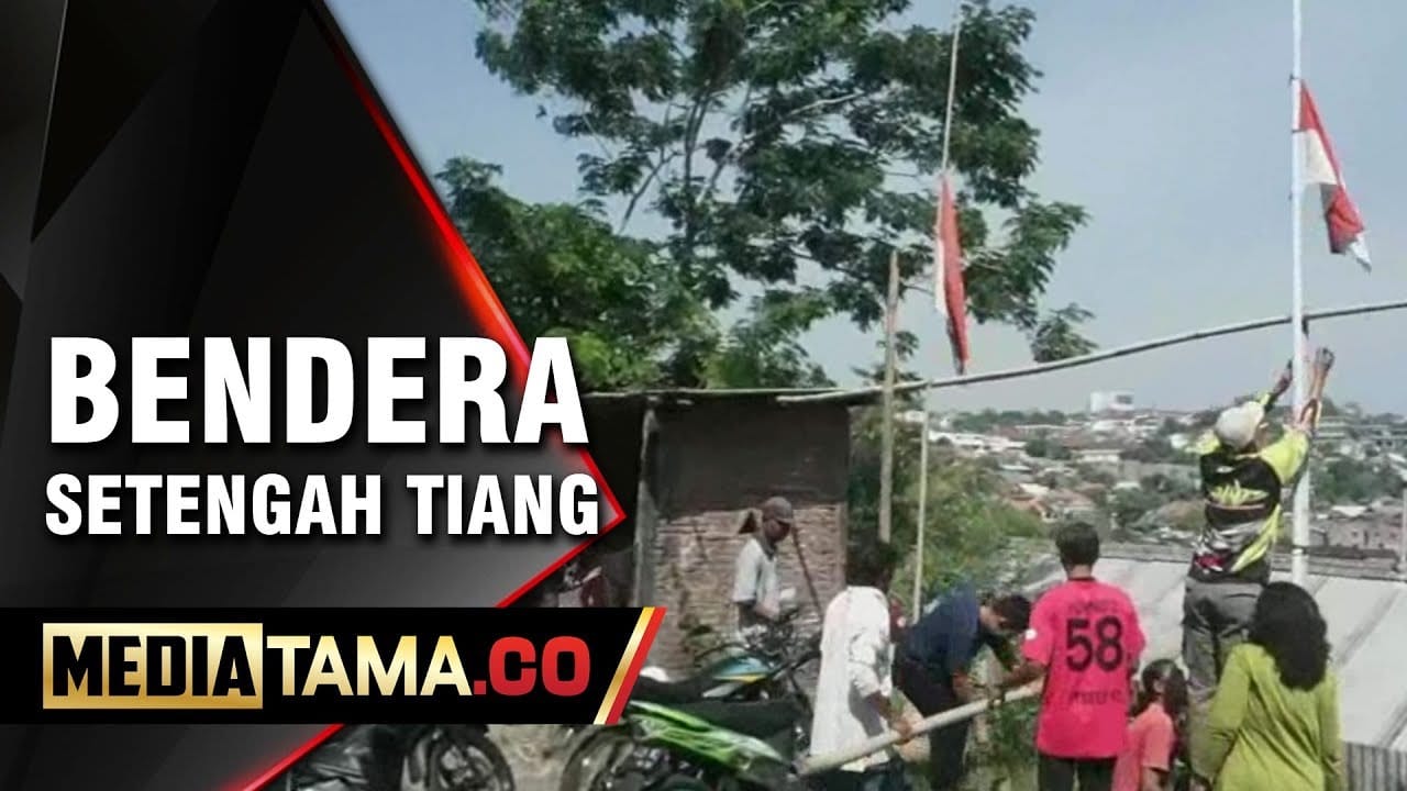 VIDEO: Akses Jalan Kampung Ditutup, Warga Jomblang Semarang Kibarkan Bendera Setengah Tiang