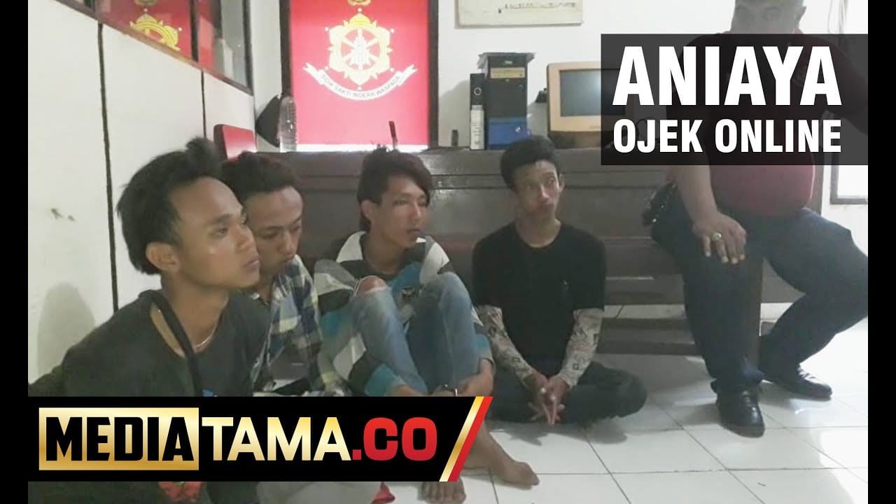VIDEO: Aniaya Driver Ojek Online, Empat Pemuda di Semarang Ditangkap Polisi