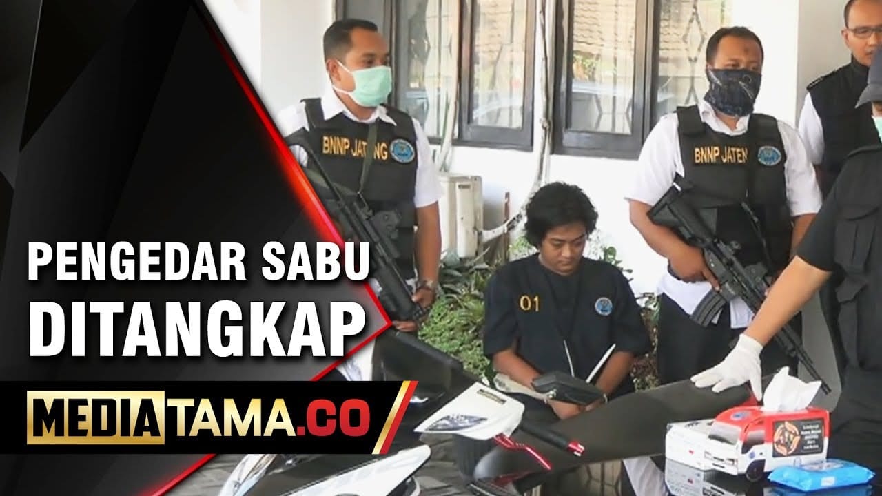 VIDEO: Edarkan Sabu, Teknisi Handphone Ditangkap BNNP Jateng