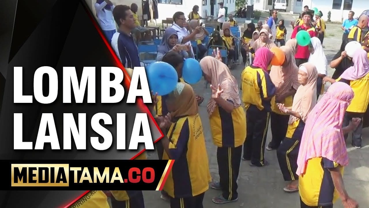 VIDEO: Lomba Lucu, Lansia Joget Balon Berpasangan