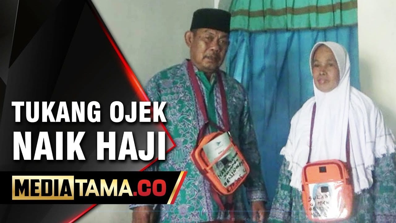 VIDEO: Tukang Ojek Asal Semarang Naik Haji Bersama Istri