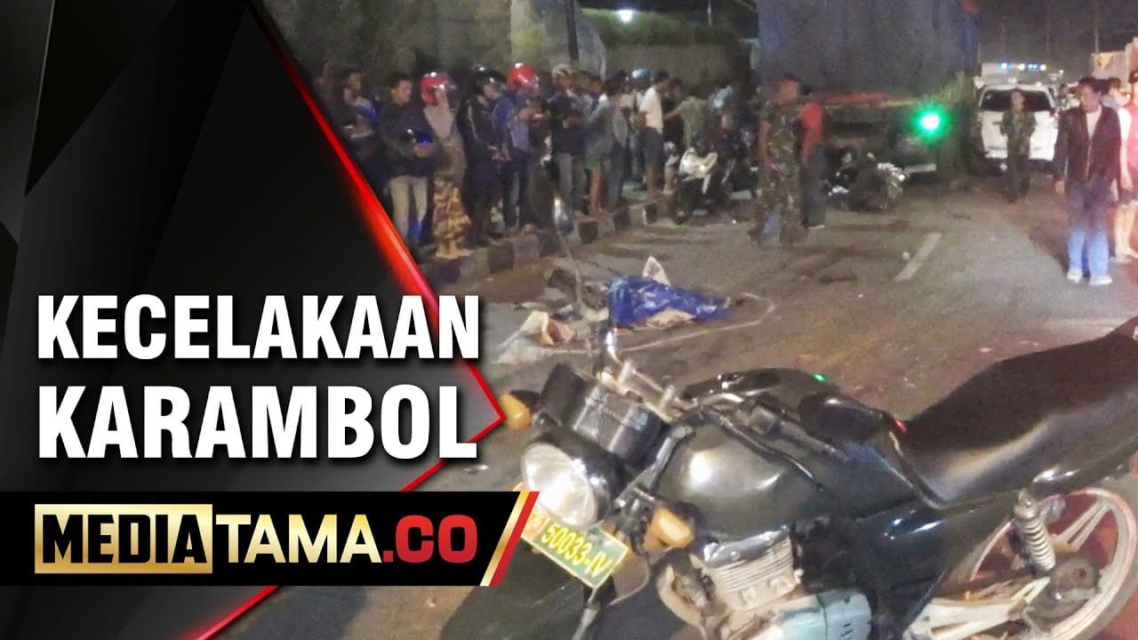 VIDEO: Laka Karambol di Tugu Semarang, Satu Orang Tewas