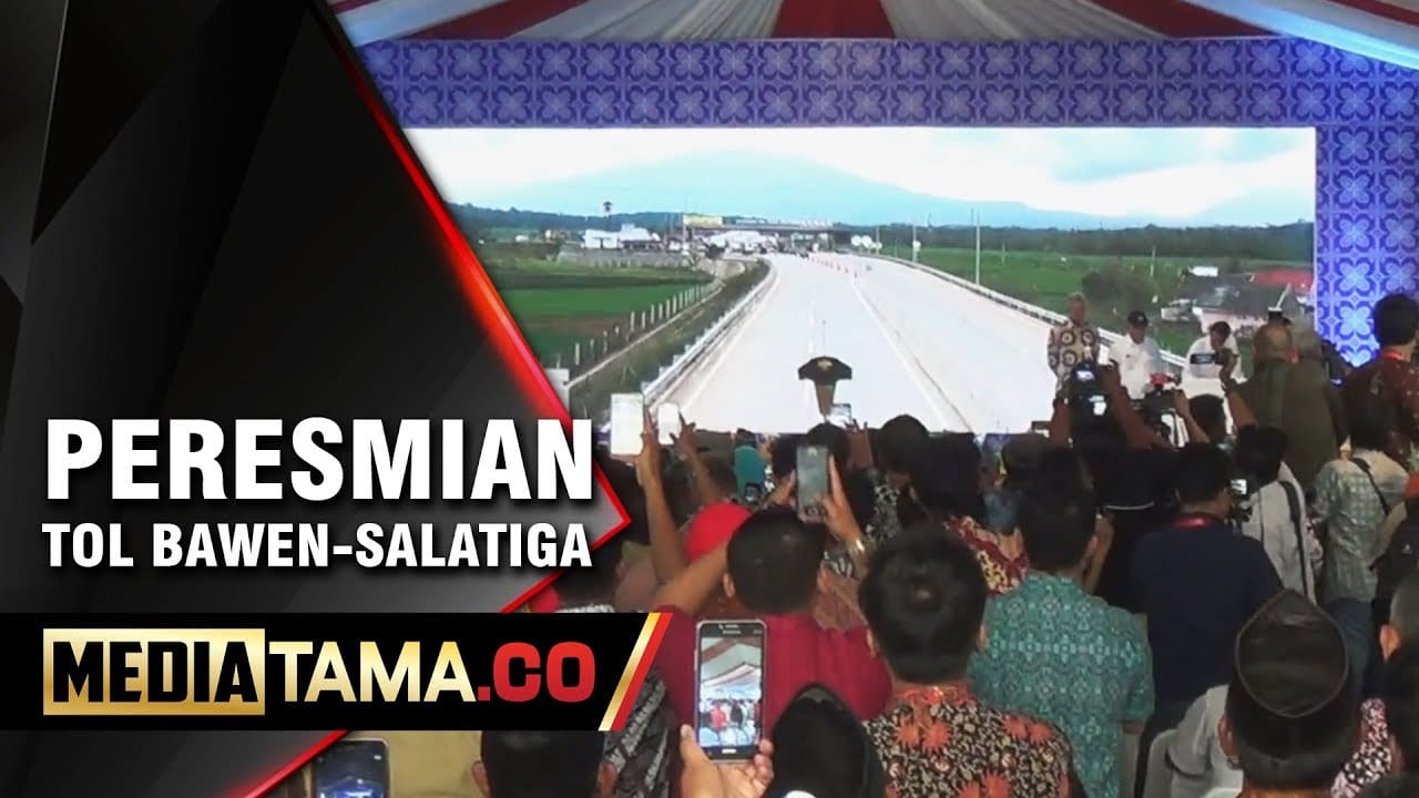 VIDEO: Presiden Jokowi Resmikan Tol Bawen-Salatiga