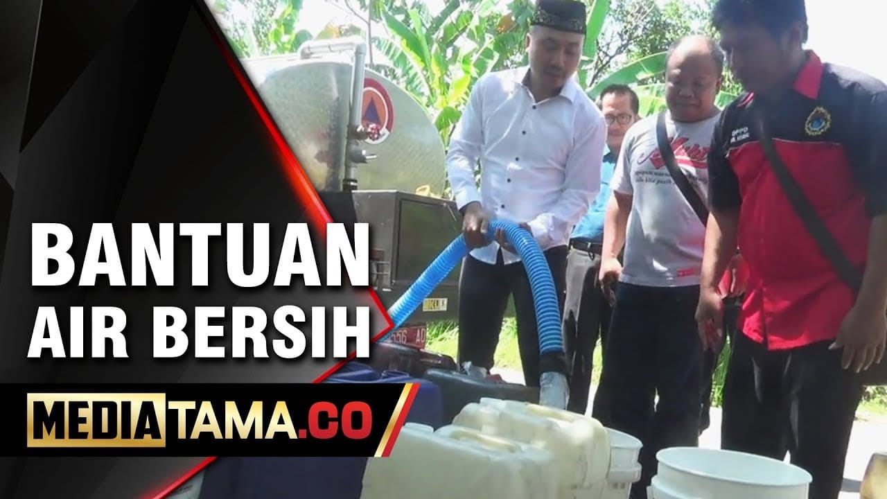 VIDEO: Sumur Kering dan Berbau, Warga Patebon Kendal Terima Bantuan Air Bersih