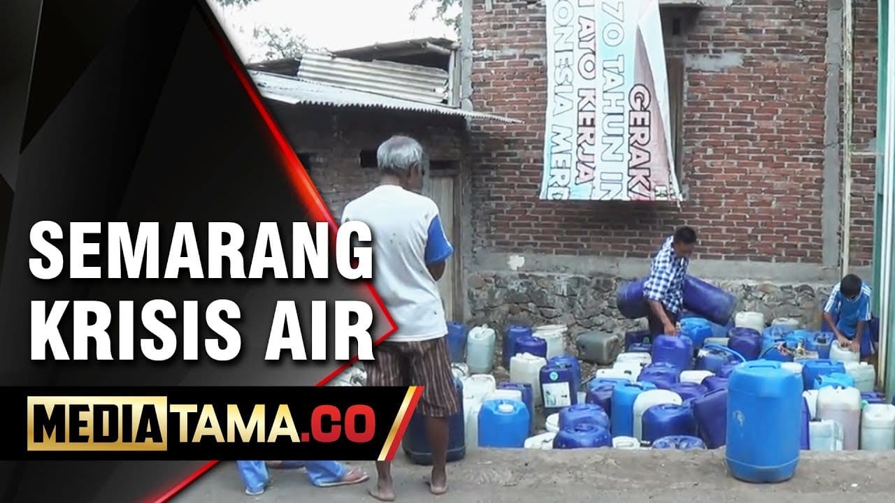 VIDEO: Warga Pringapus Semarang Harus Antri Seharian Hanya untuk Mendapatkan Dua Jirigen Air