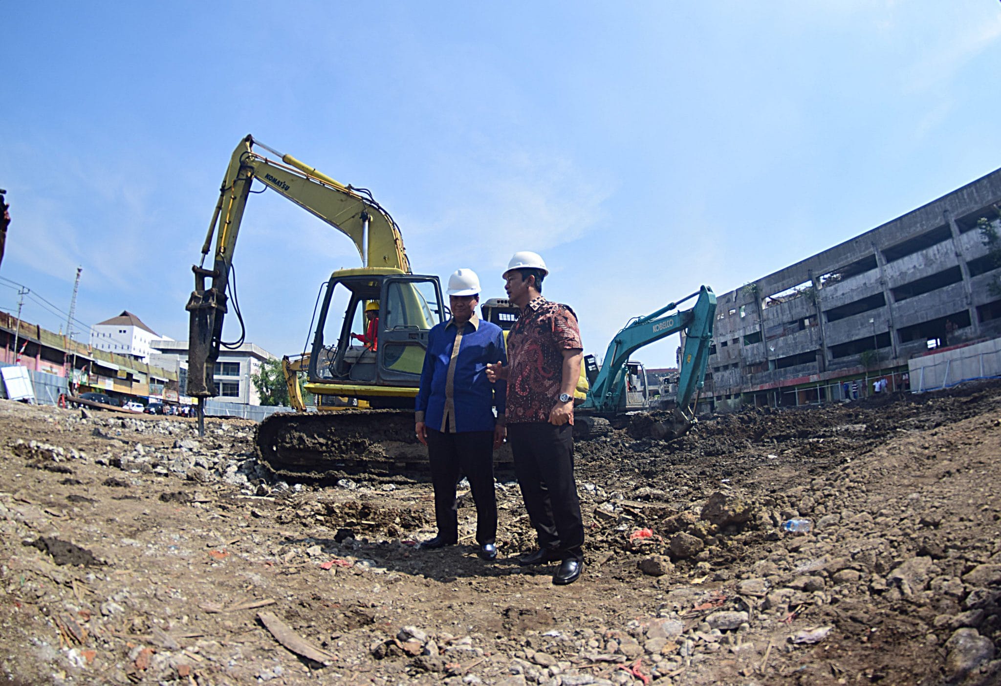 FOTO: Pembangunan Pasar Johar Semarang Tahap Pertama