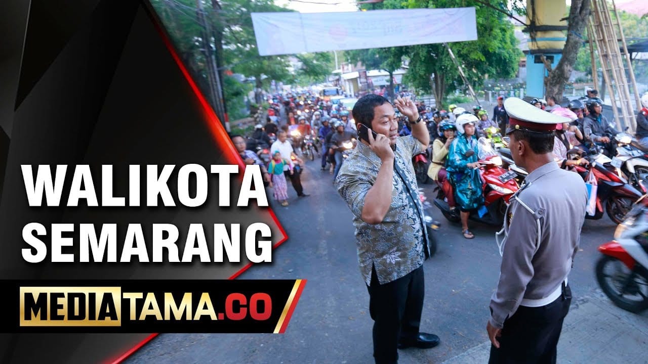 VIDEO: Begini Reaksi Walikota Semarang Saat Melihat Jalanan Macet Parah