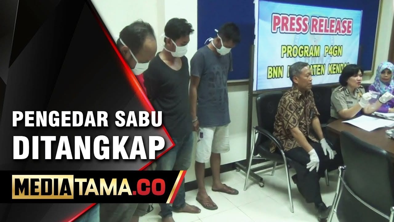 VIDEO: BNNK Kendal Tangkap Empat Pengedar Sabu