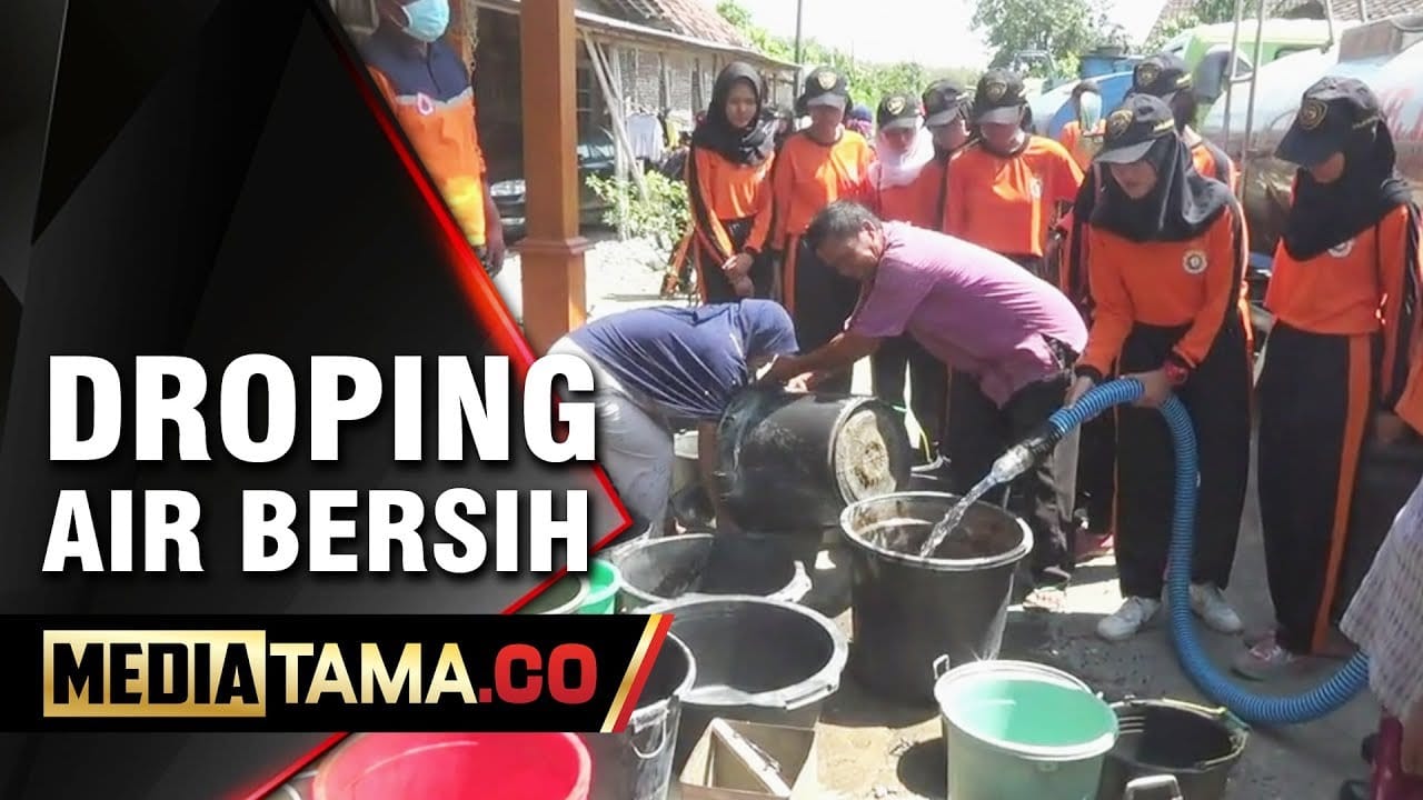 VIDEO: Sumur di Kendal Mengering, Warga Berebut Bantuan Air Bersih