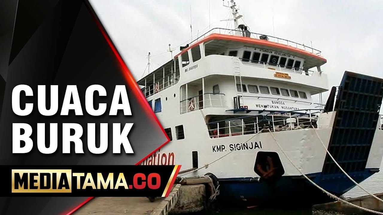 VIDEO: Akibat Cuaca Buruk, Pelayaran Kapal di Jepara Dihentikan