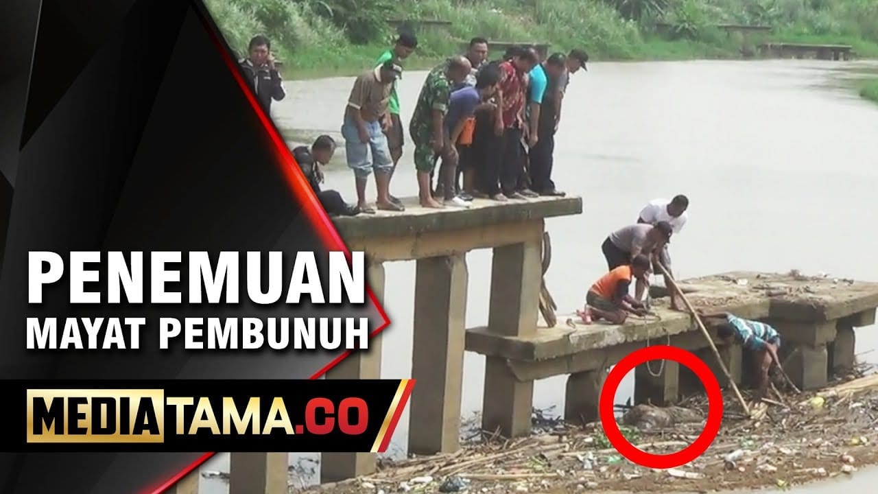 VIDEO: Penemuan Mayat di Kali Kutho Batang, Diduga Pelaku Pembunuhan