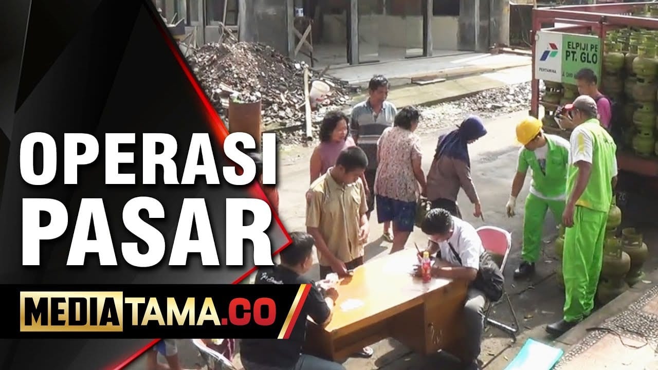 VIDEO: Warga Serbu Operasi Pasar LPG 3 Kg di Kab. Semarang