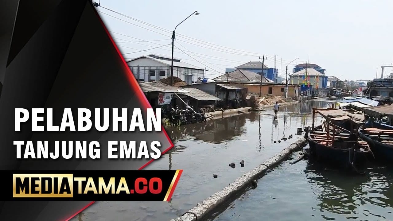 VIDEO: Pelabuhan Tanjung Emas Semarang Tergenang Rob