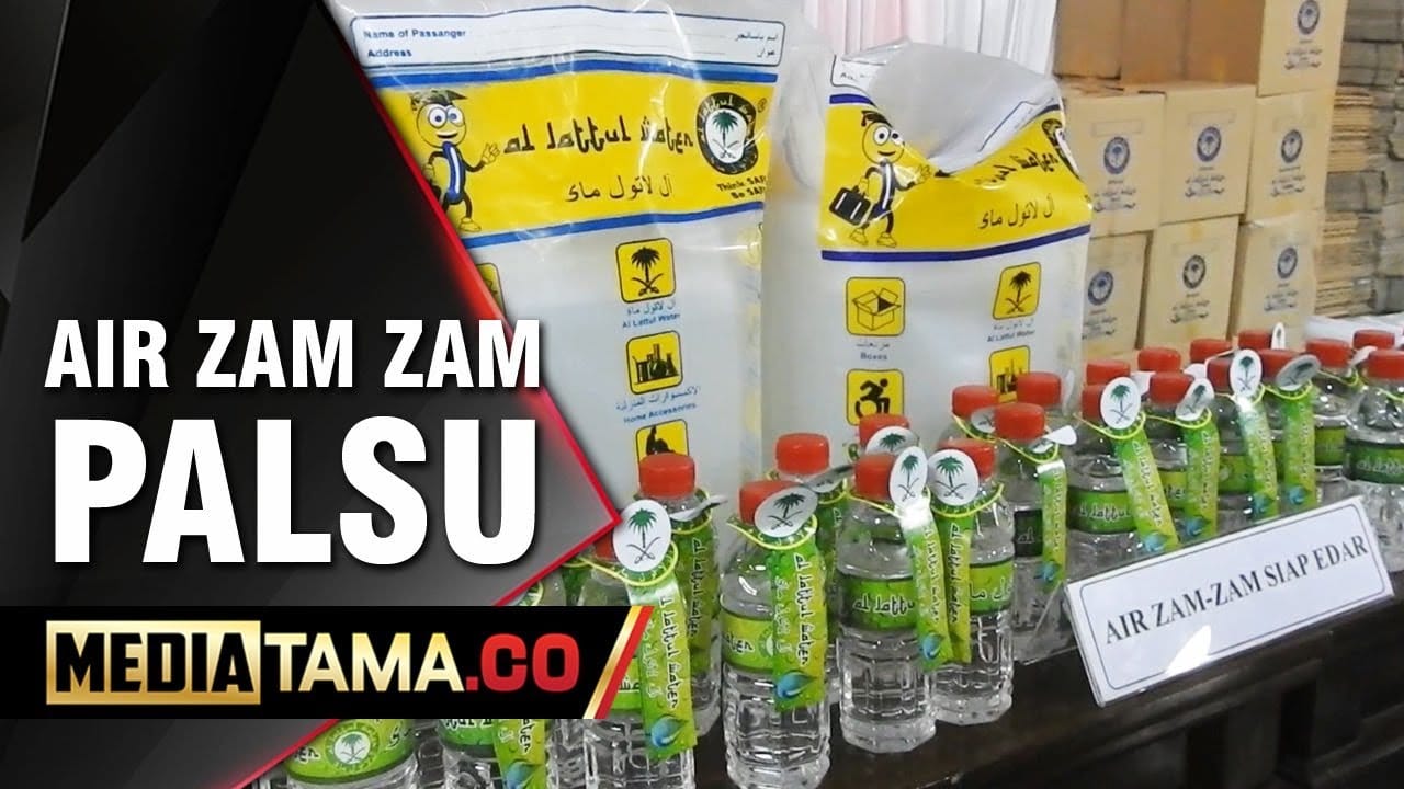 VIDEO: Polisi Bongkar Pabrik Air Zam Zam Palsu Beromset Miliaran Rupiah