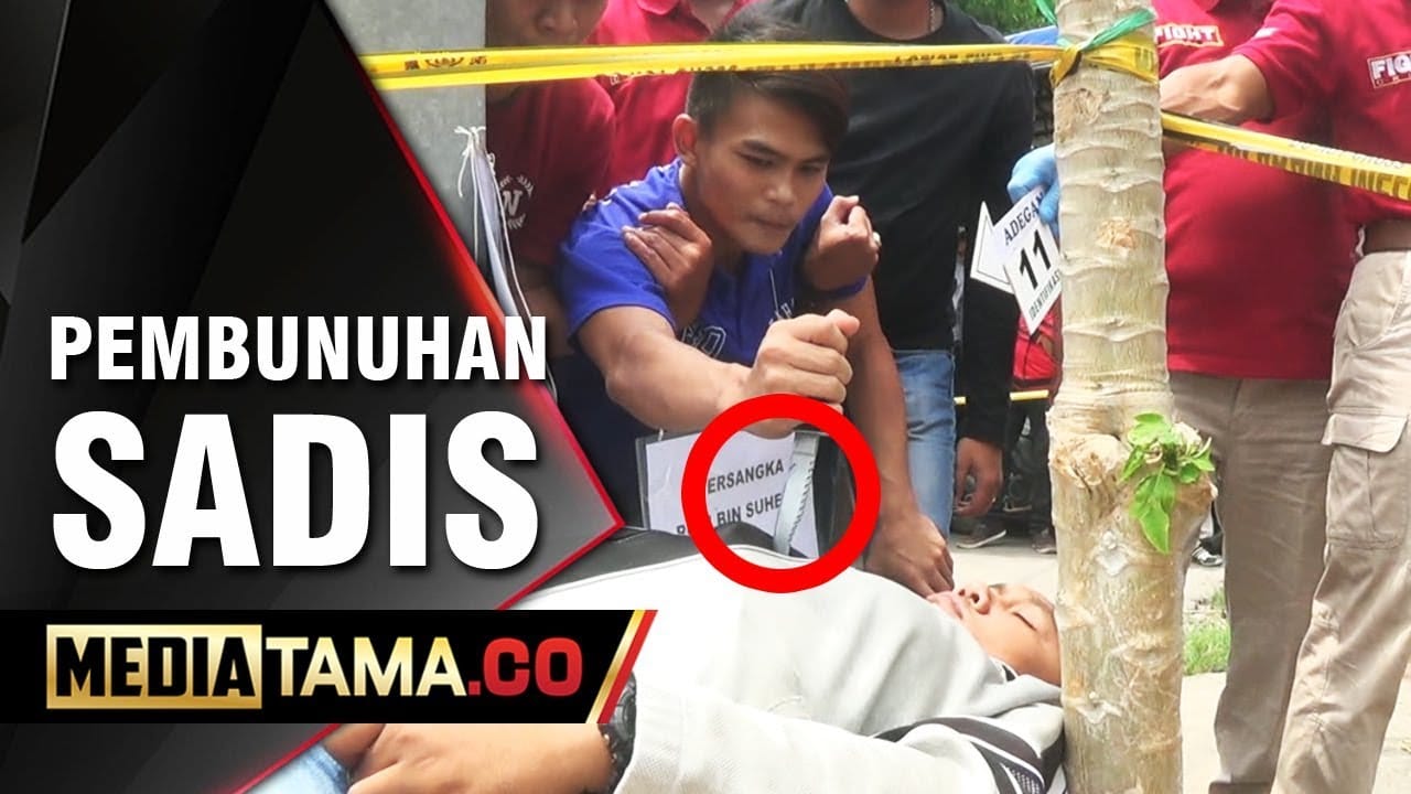 VIDEO: Sadis!!! Rekonstruksi Pembunuhan di Rejosari Semarang