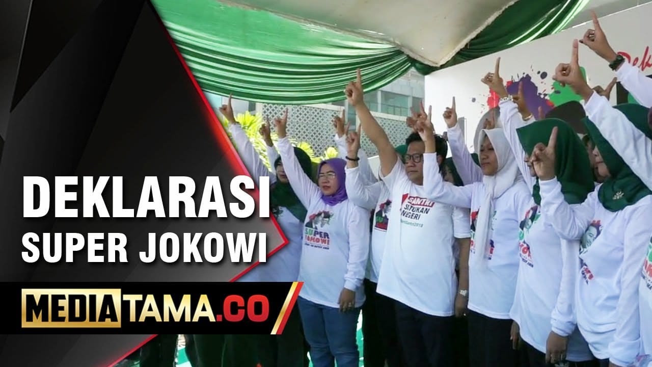 VIDEO: Emak-emak di Jawa Tengah Deklarasikan Dukung Jokowi-Amin