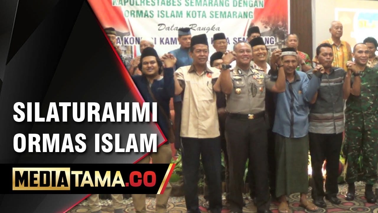 VIDEO: Jaga Kamtibmas, Kapolrestabes Semarang Silaturahmi Dengan Ormas Islam