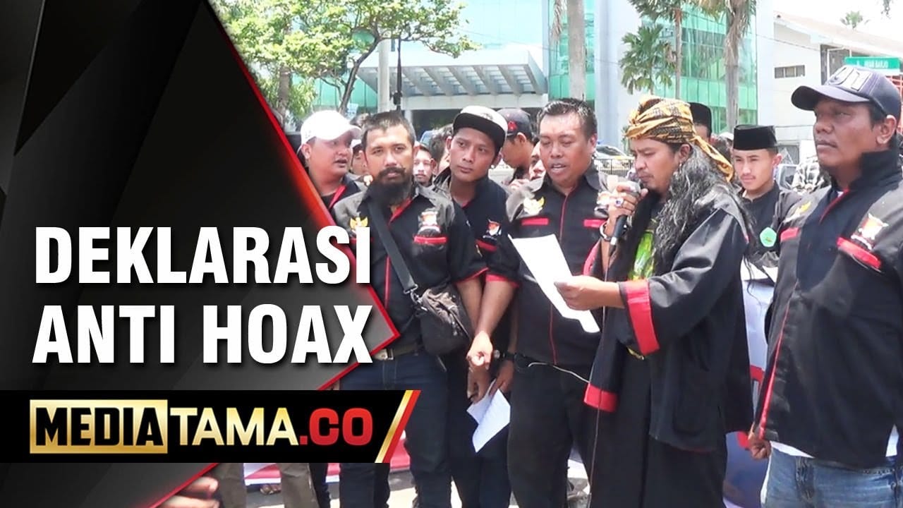 VIDEO: Ormas Semarang Gelar Deklarasi Anti Hoax