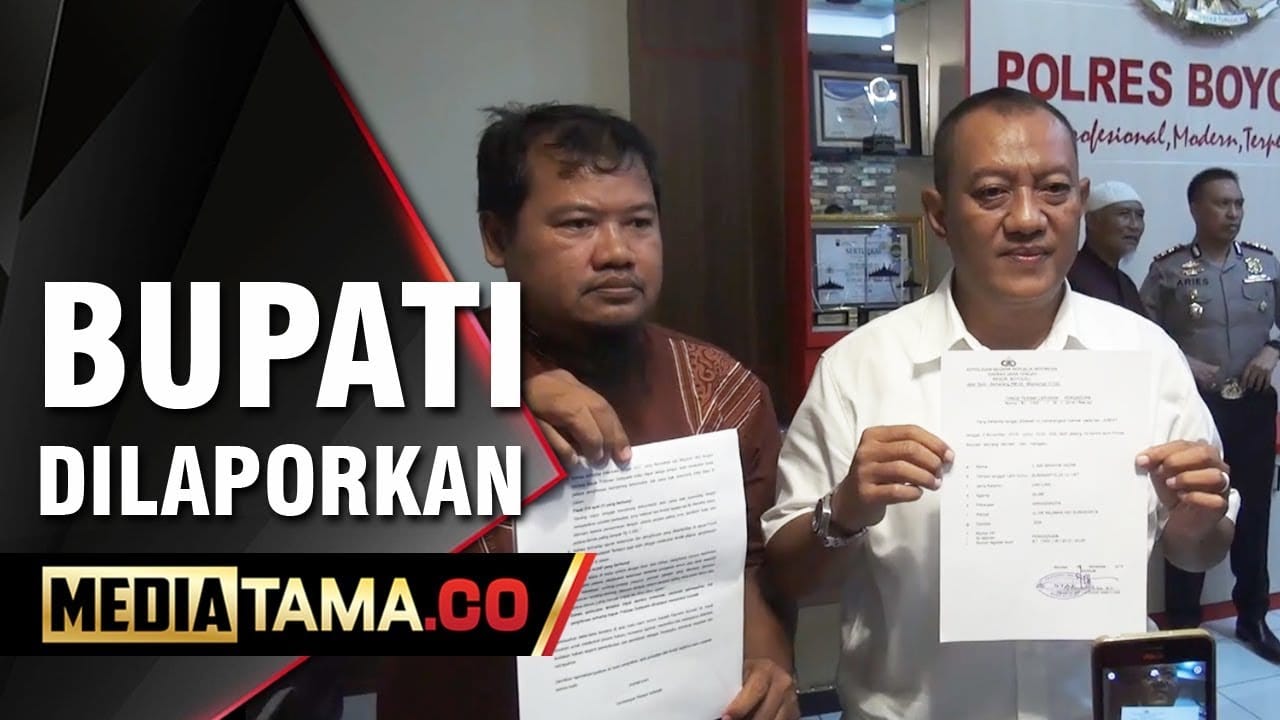 VIDEO: Bupati Boyolali Dilaporkan ke Polisi Soal Makian ke Prabowo