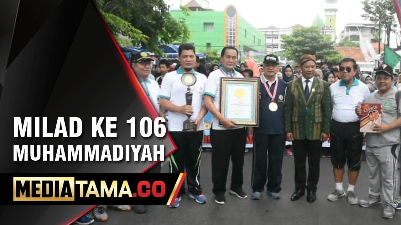 VIDEO: Milad ke-106, Muhammadiyah Jateng Gelar Jalan Sehat Serentak