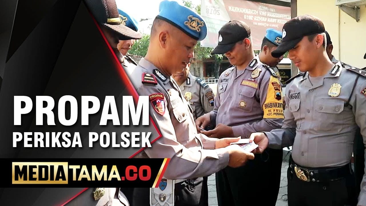 VIDEO: Propam Polres Grobogan Sidak Anggota Polsek