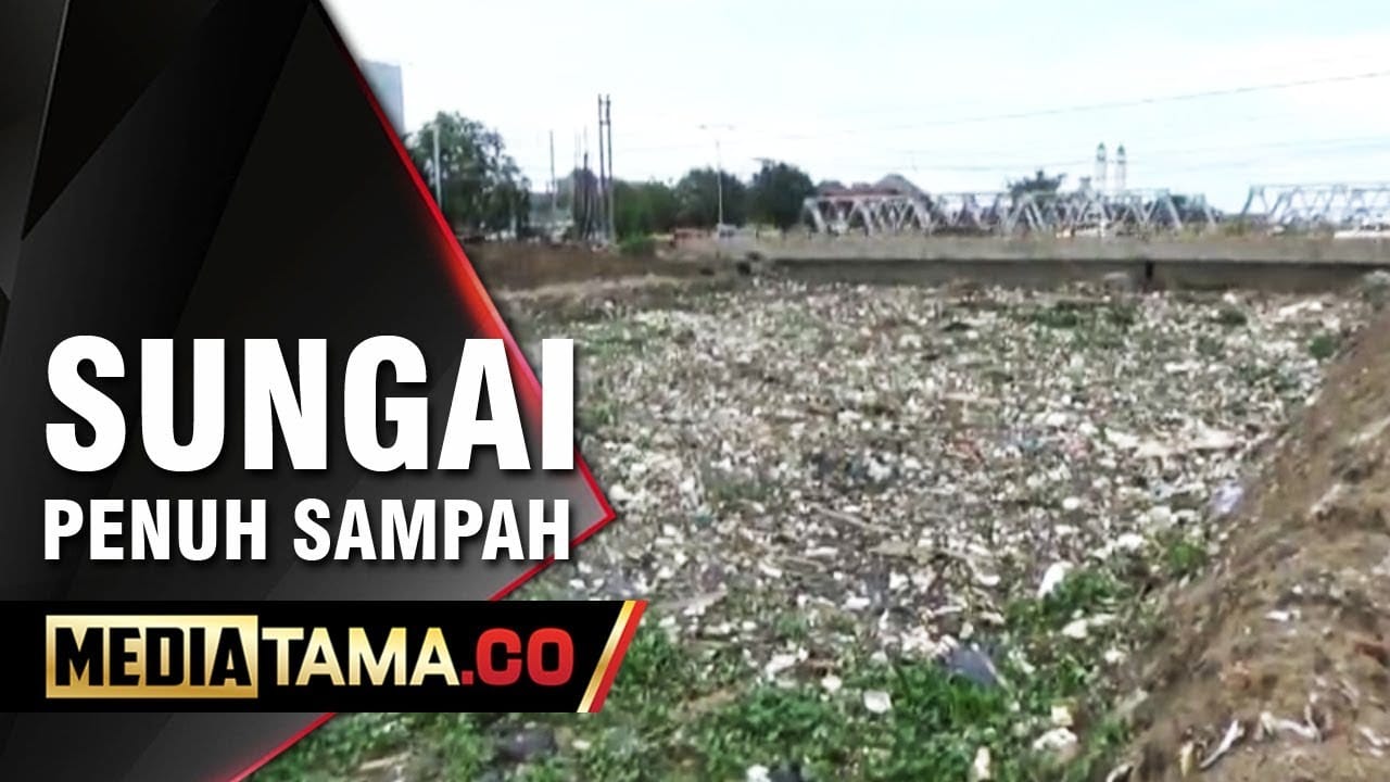 VIDEO: Sungai BKT Semarang Penuh Sampah